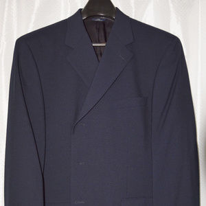Brooks Brothers Navy Midweight Wool Blazer